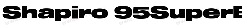 Shapiro 95SuperExtd字体转换 Shapiro 95SuperExtd字体转换